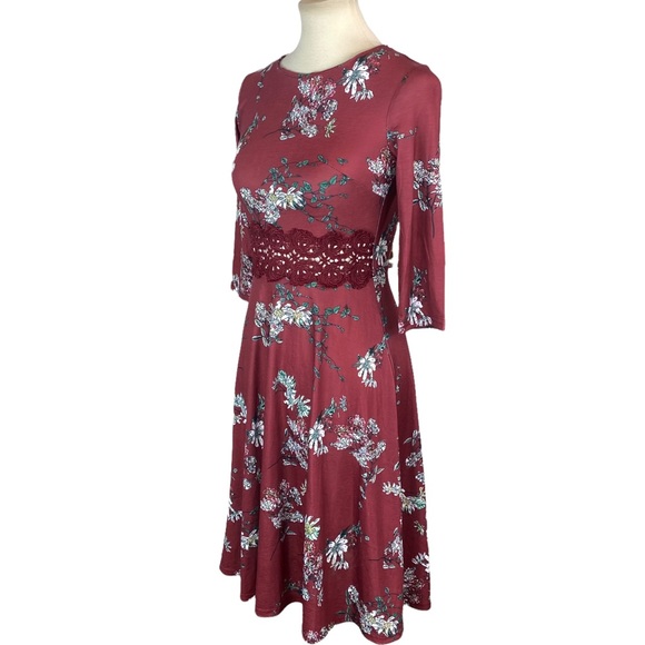 NWT Homeyee floral dress size S - Picture 3 of 5